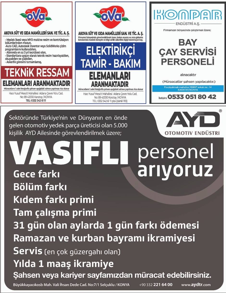 ELEMAN İLANLARI 2
